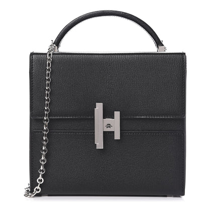 Hermes Chevre Mysore Cinhetic Boxy Top Handle Bag Black 1 of 14