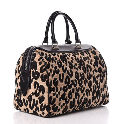 Louis Vuitton Jacquard Velvet Leopard Print Stephen Sprouse Speedy 4 of 12