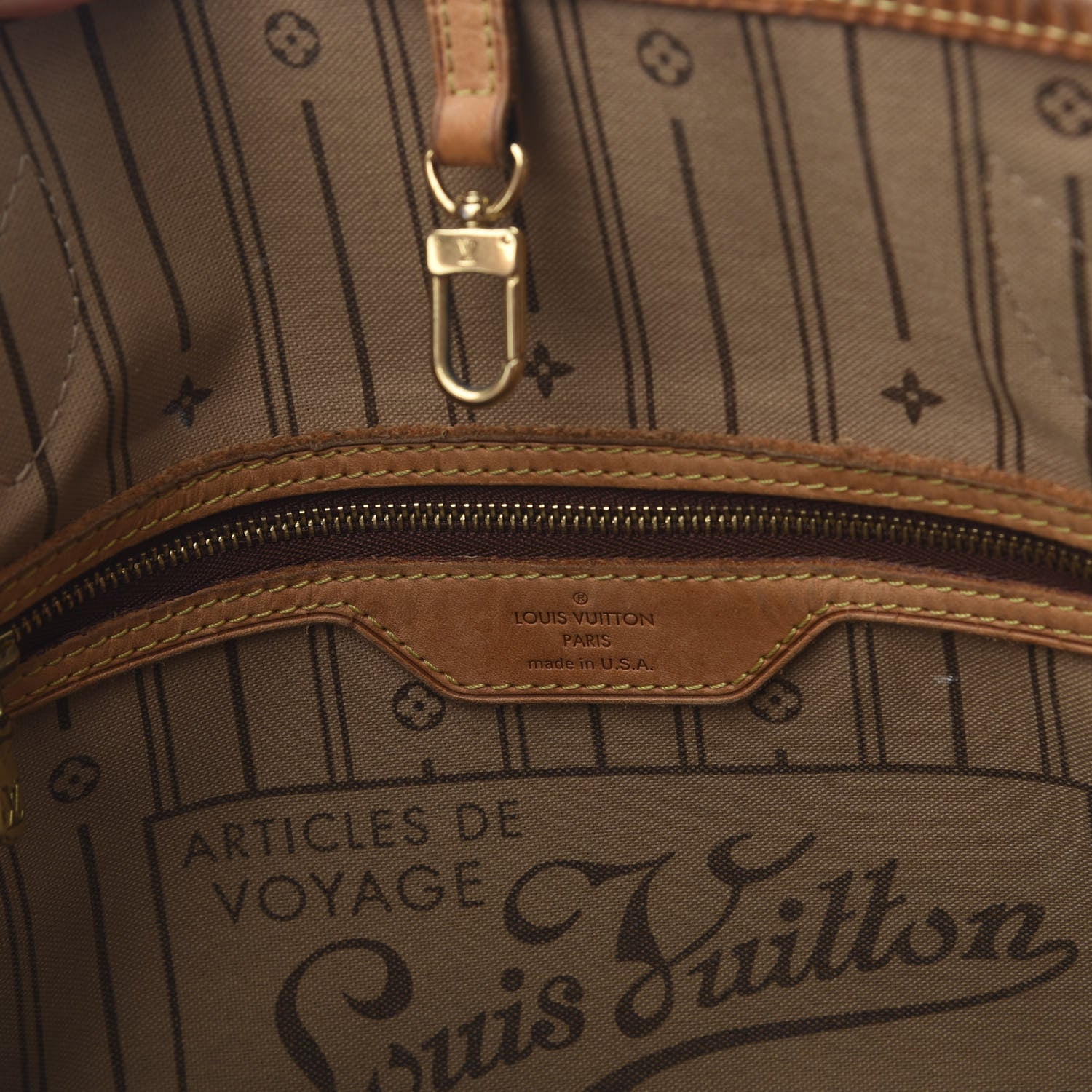 Louis Vuitton Monogram Neverfull MM 9 of 11