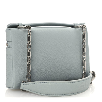 Loro Piana Grained Calfskin Extra Pocket Mini Pouch Minty Breeze 3 of 10