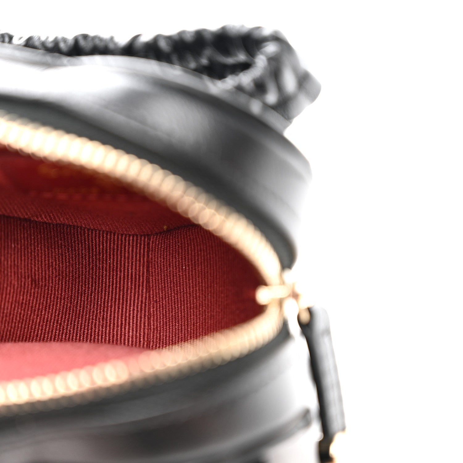 Chanel Lambskin Quilted CC In Love Heart Zipped Arm Coin Purse Black 5 of 8
