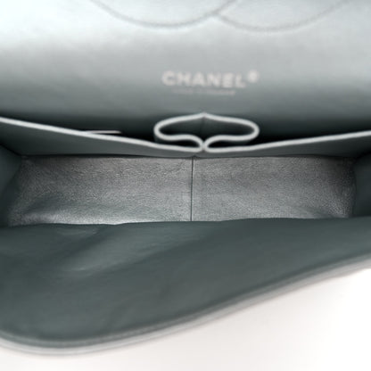 Chanel Metallic Lambskin Quilted Jumbo Double Flap Silver 5 of 12
