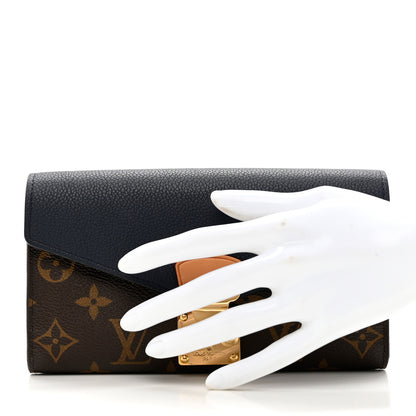 Louis Vuitton Monogram Pallas Wallet Blue Marine 2 of 6