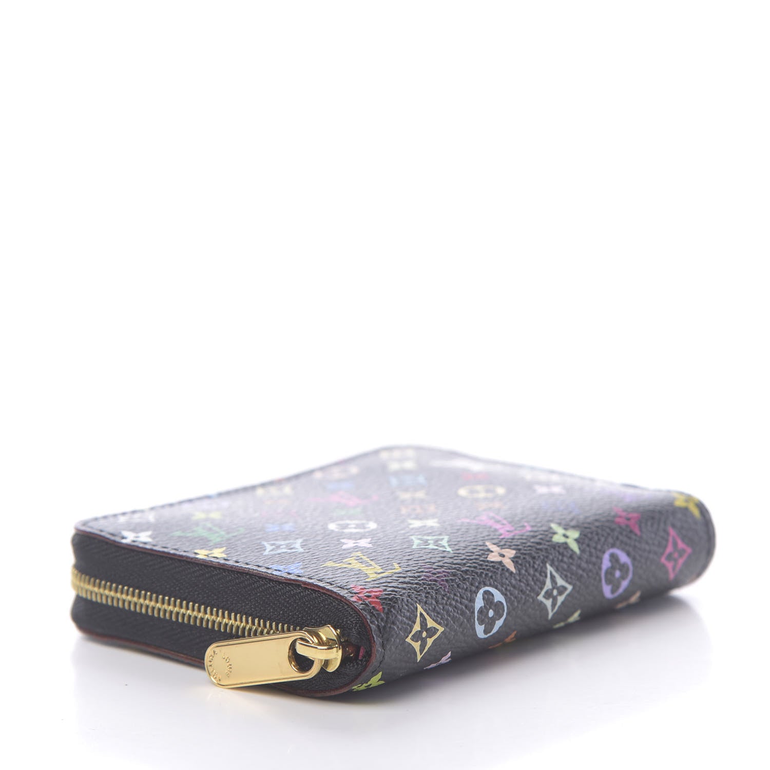 Louis Vuitton Monogram Multicolor Zippy Coin Purse Black Grenade 4 of 6