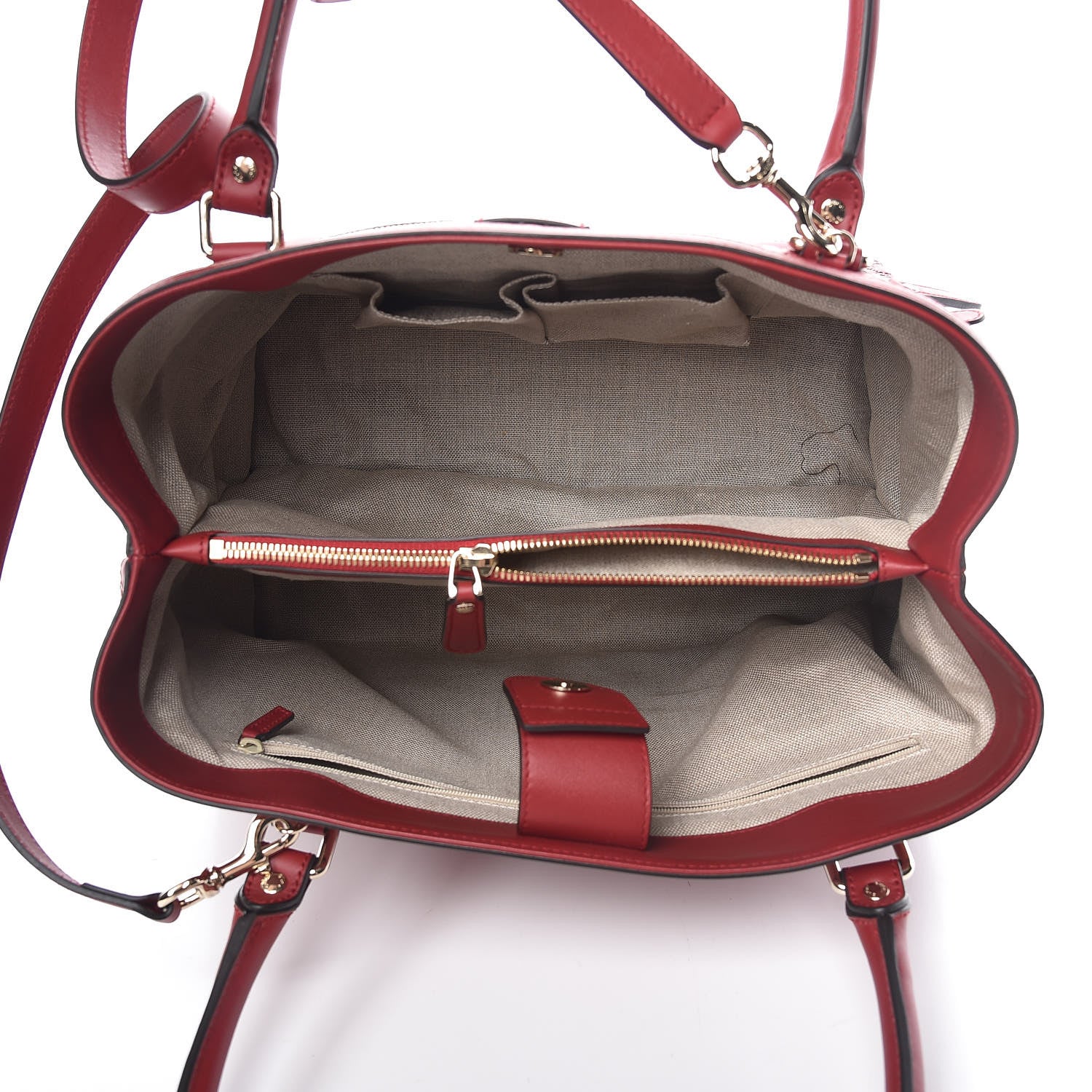Gucci Soft Microguccissima Large Tote Red 6 of 12