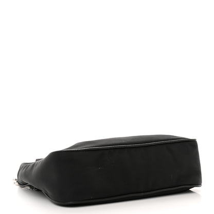 Prada Nylon Re-Edition 2005 Shoulder Bag Black 4 of 11