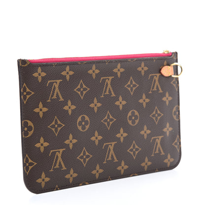 Louis Vuitton Monogram Neverfull MM GM Pochette Pivoine 2 of 9