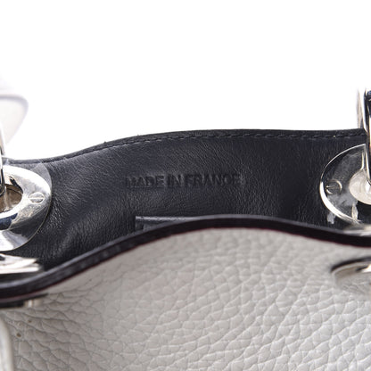 Christian Dior Bullcalf Mini Diorissimo Tote White 7 of 10