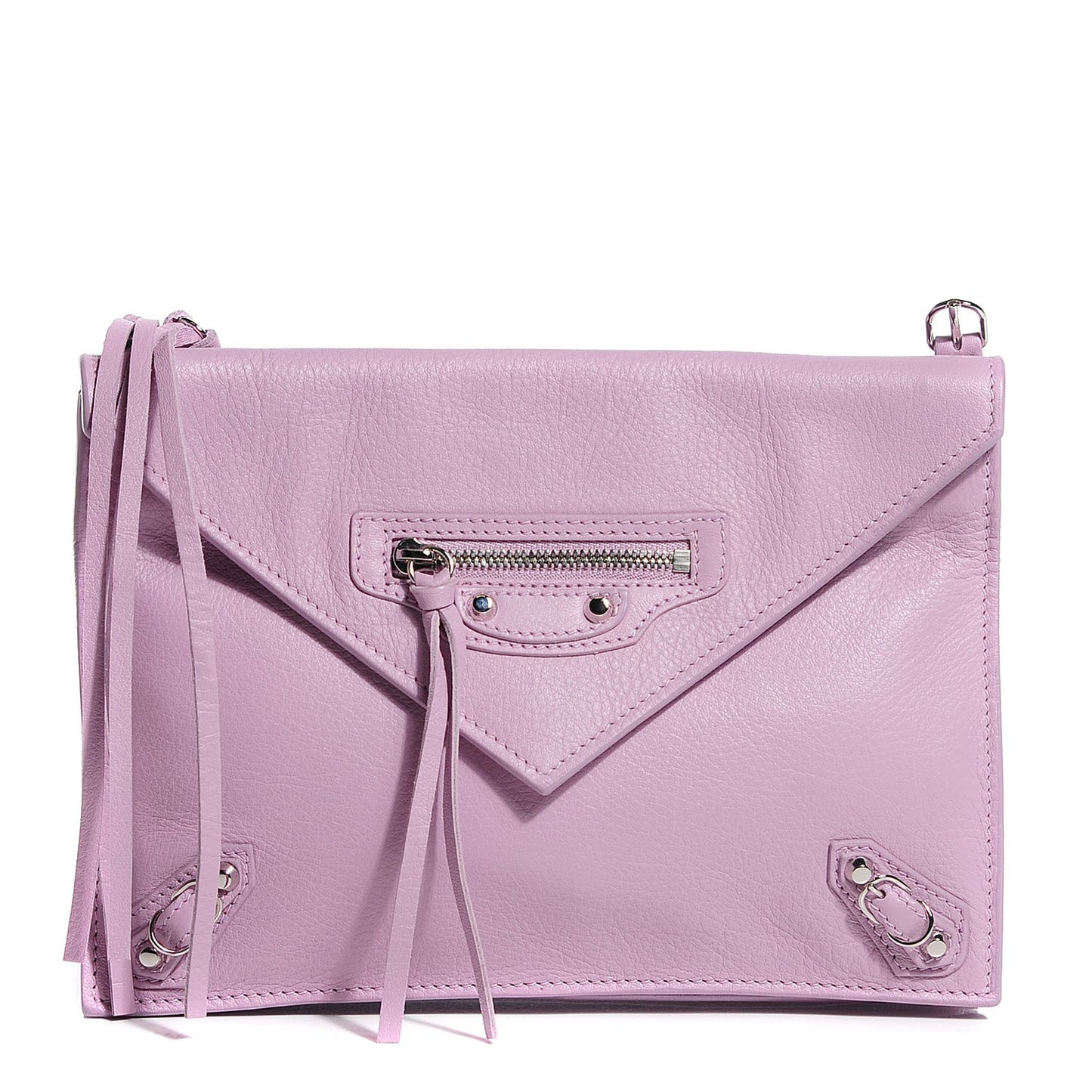 Veau Papier Mini Triple Crossbody Rose Orchidee
