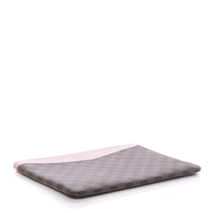 Louis Vuitton Damier Ebene Daily Pouch Rose Poudre 4 of 7