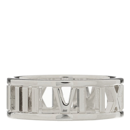 Tiffany Sterling Silver Wide Atlas Open Ring 52 6 1 of 4