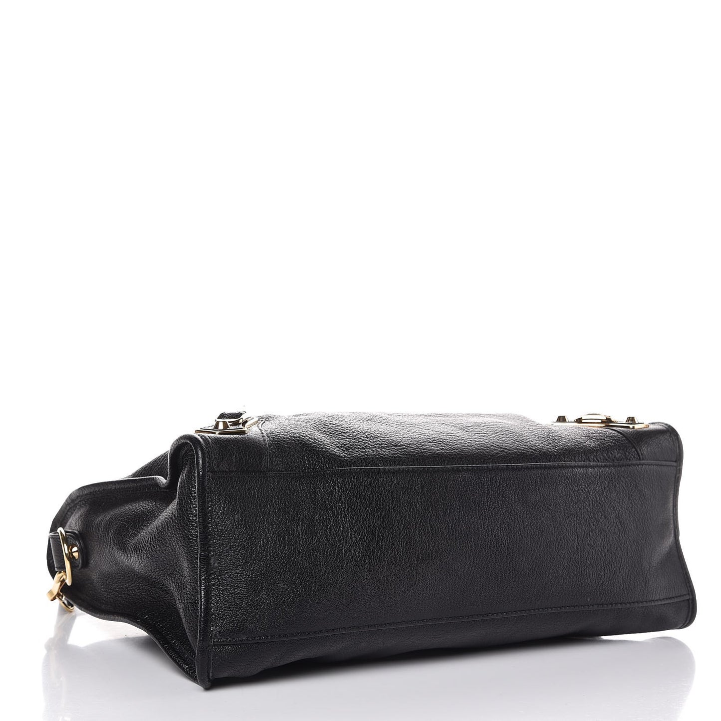 Chevre Gold Metallic Edge Hardware City Black