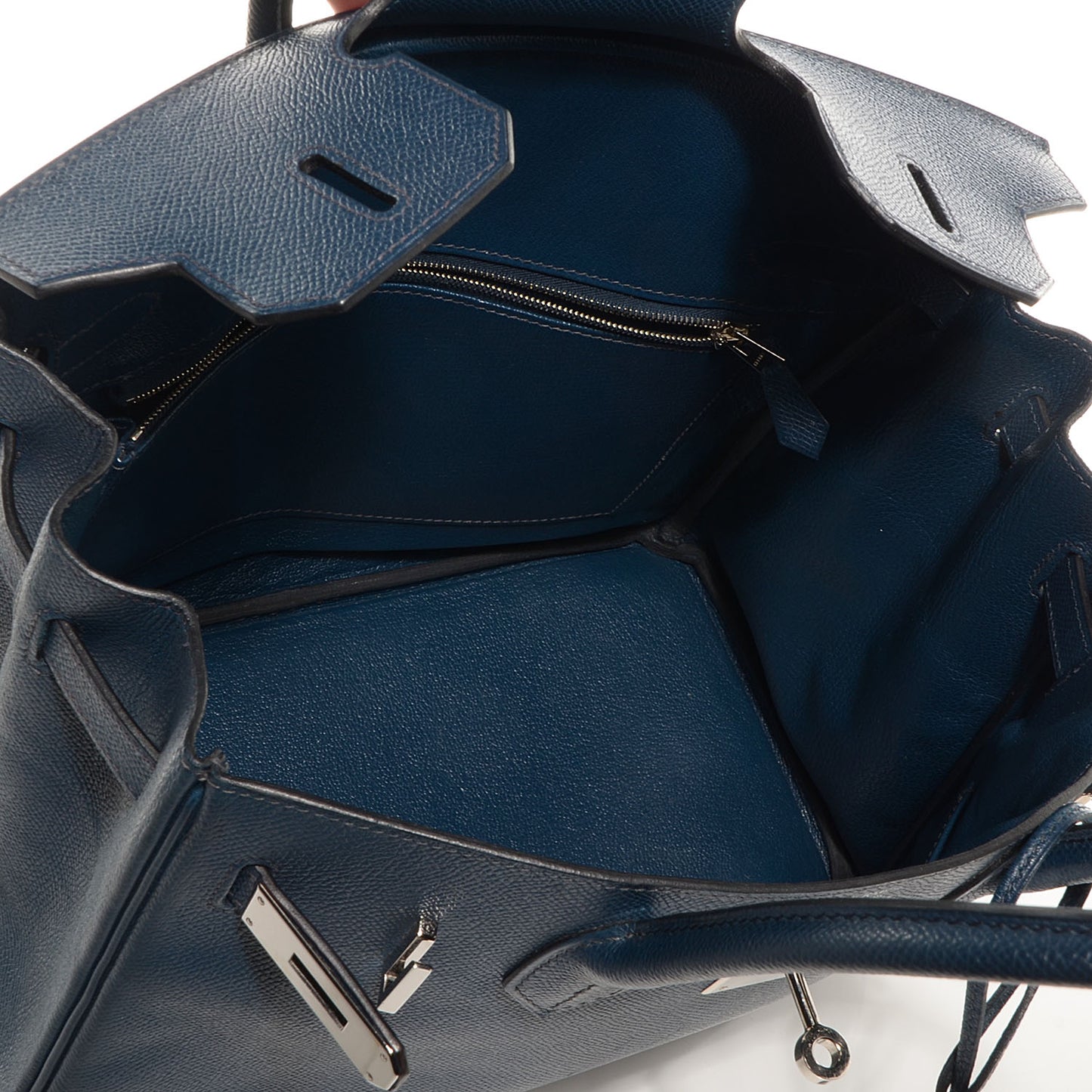 Epsom Birkin 30 Bleu de Prusse