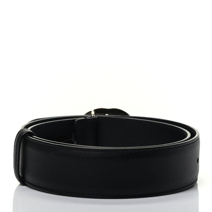 Gucci Calfskin Interlocking G 37mm Belt 75 30 Black 2 of 3