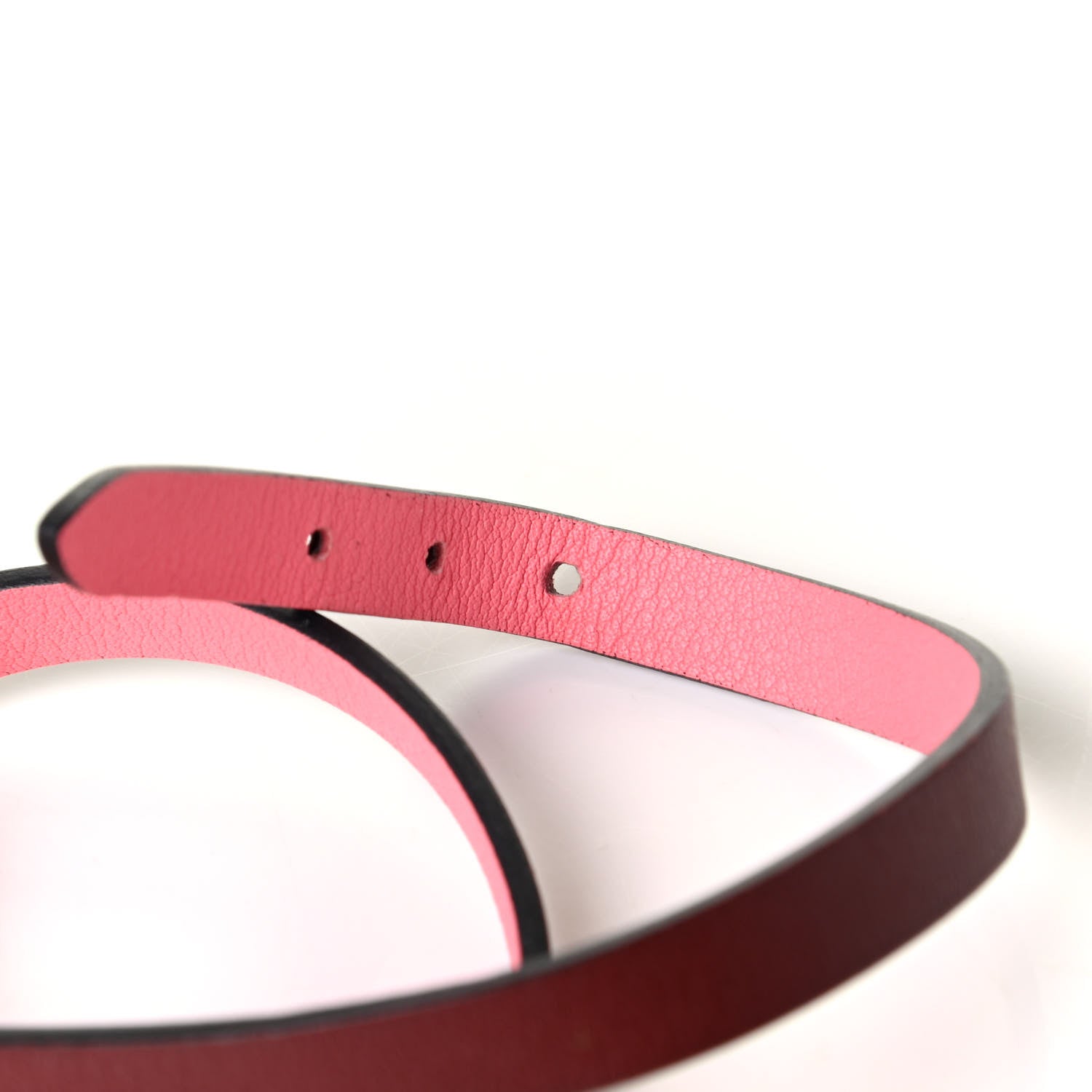 Hermes Swift Behapi Double Tour Bracelet T3 Rouge H Rose Ete 4 of 4