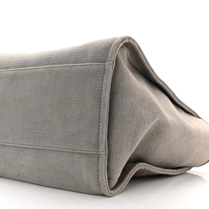 Chanel Canvas Large Deauville Tote Grey 10 of 11