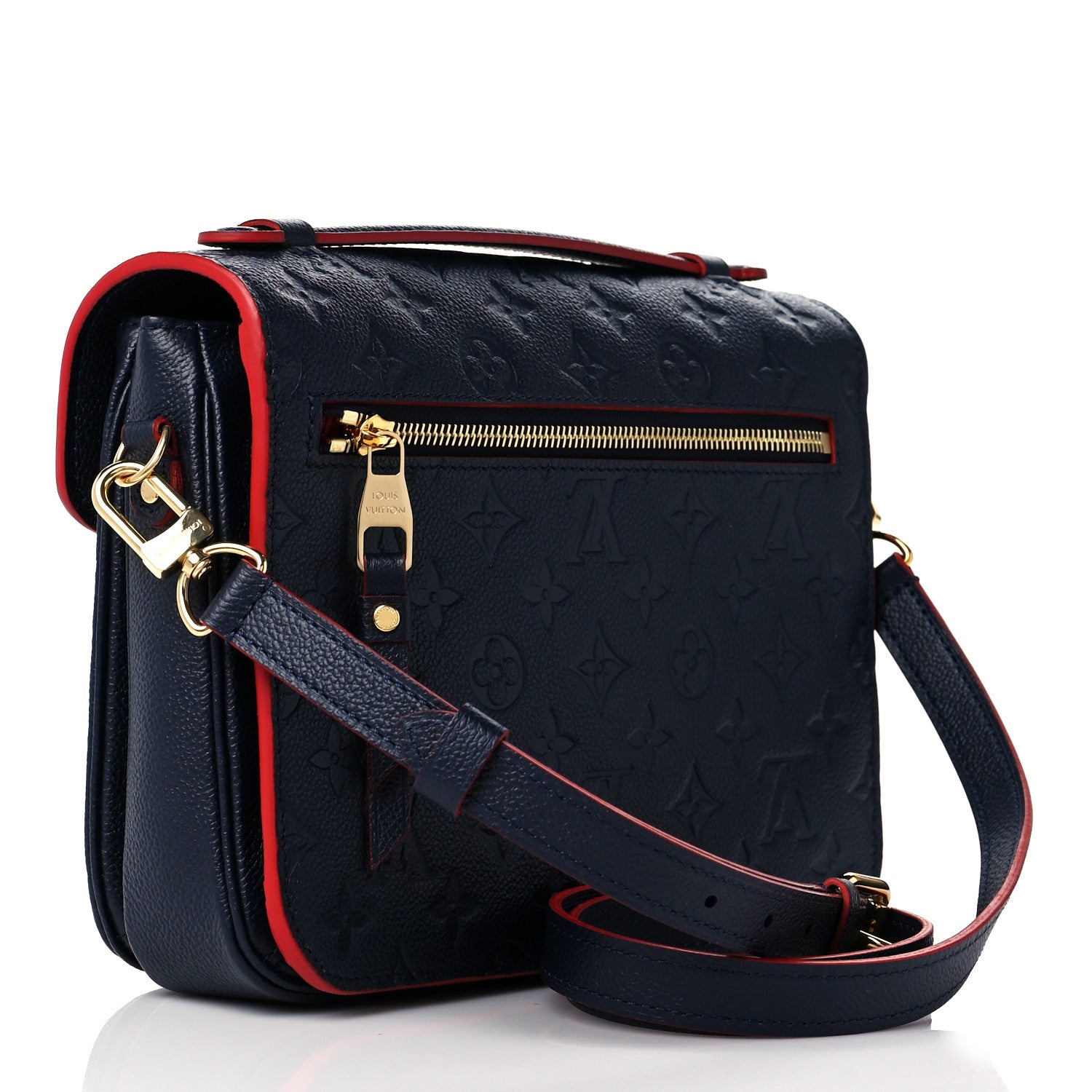 Louis Vuitton Empreinte Pochette Metis Marine Rouge 3 of 8