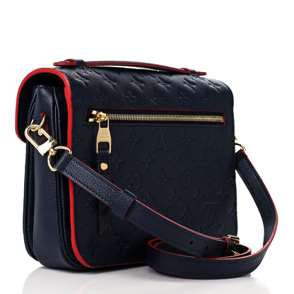 Louis Vuitton Empreinte Pochette Metis Marine Rouge 3 of 8