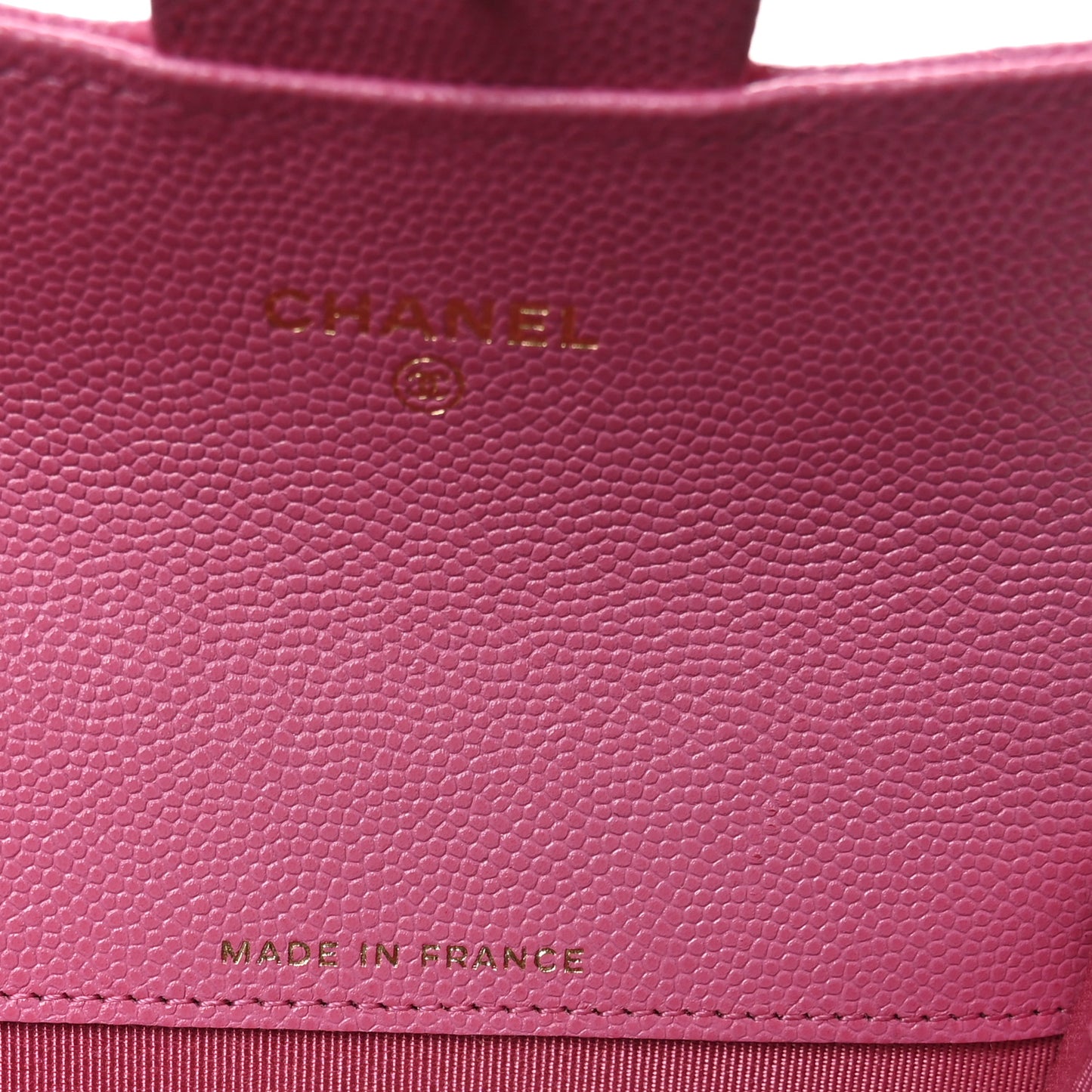 Caviar Quilted Flap Card Holder Wallet Pink
