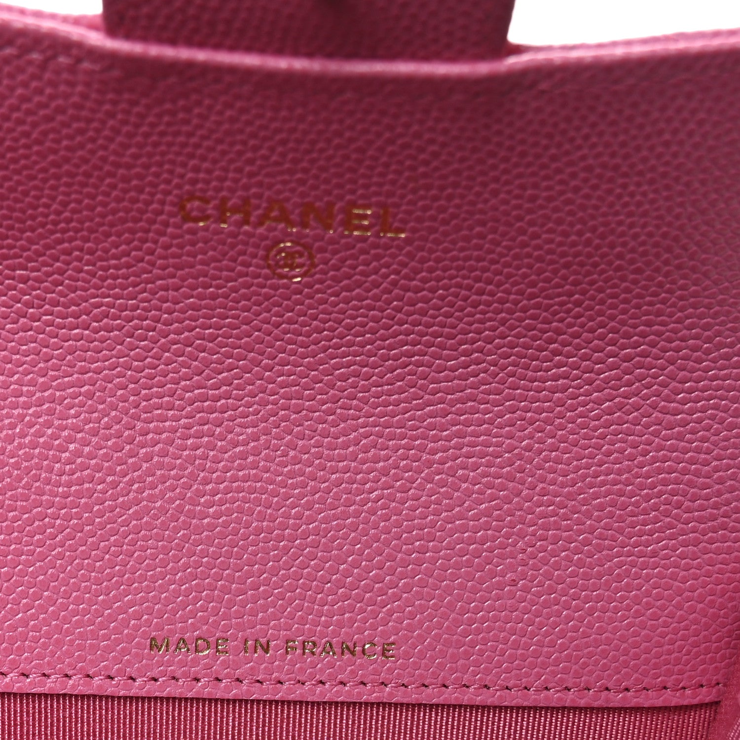 Chanel Caviar Quilted Flap Card Holder Wallet Pink 7 of 9