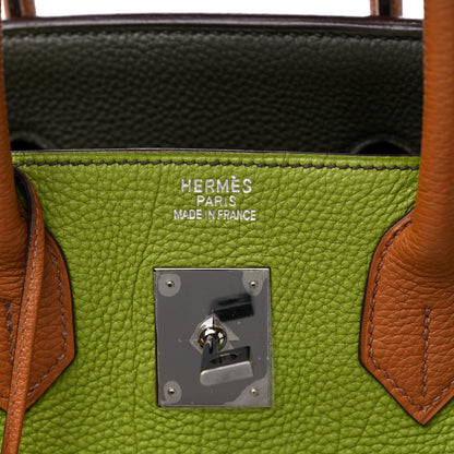 Hermes Fjord Togo Birkin HAC 32 Vert Anis Gold Vert Olive 6 of 16