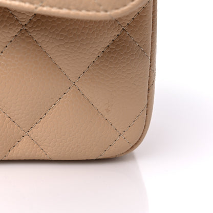 Chanel Caviar Quilted Jumbo Double Flap Beige Clair 10 of 13