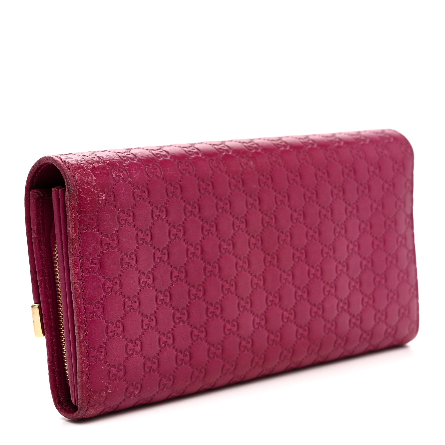 Gucci Soft Microguccissima Dice Chain Wallet Bright Bouganville 3 of 7
