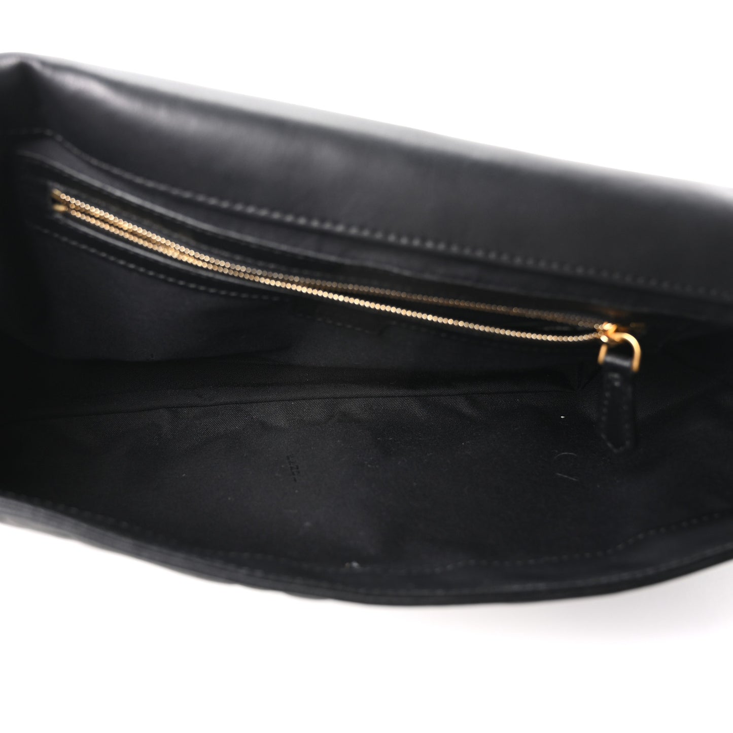 Nappa FF 1974 Embossed Large Baguette Black