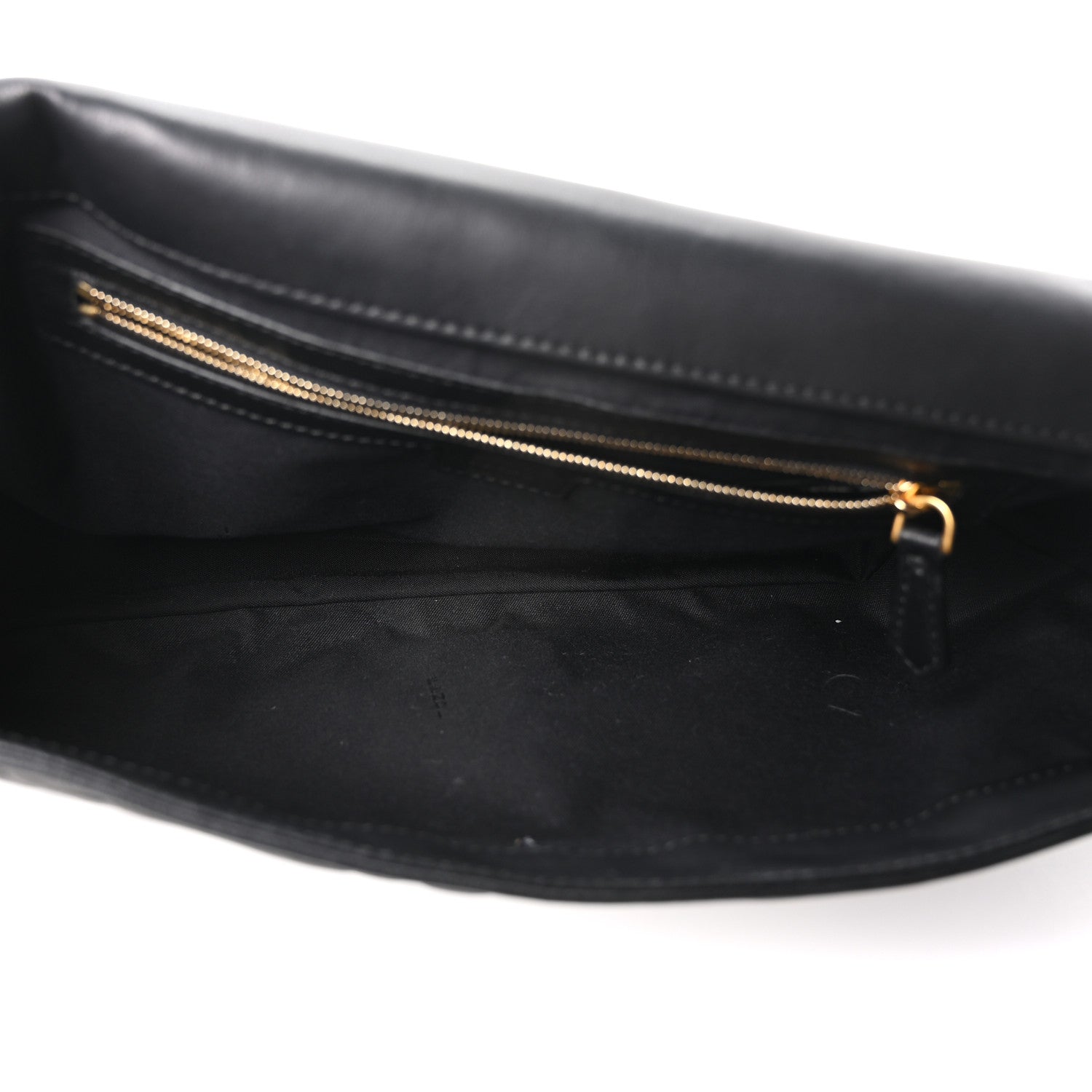Fendi Nappa FF 1974 Embossed Large Baguette Black 5 of 10