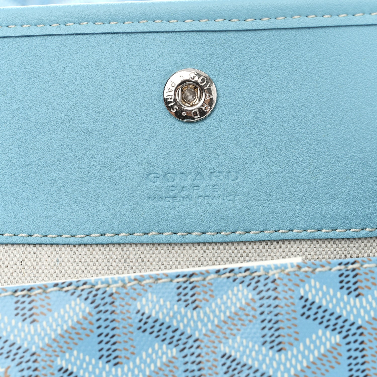 Goyard Goyardine Saint Louis GM Balise Beach Towel Set Turquoise 9 of 12