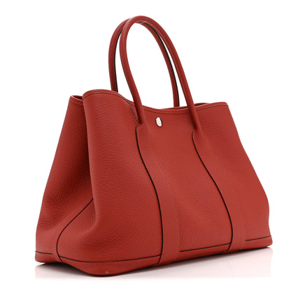 Hermes Vache Country Garden Party 36 MM Rouge Venetian 3 of 11