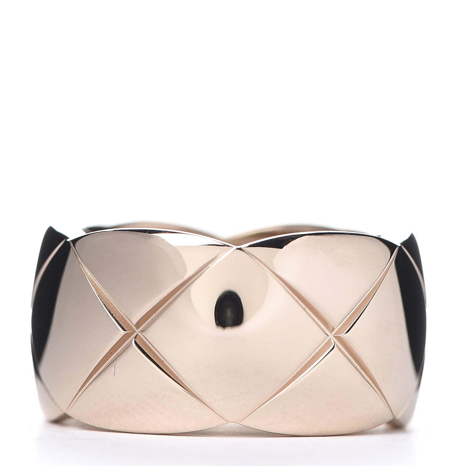 Chanel 18K Beige Gold Large Coco Crush Ring 53 6.25 3 of 5