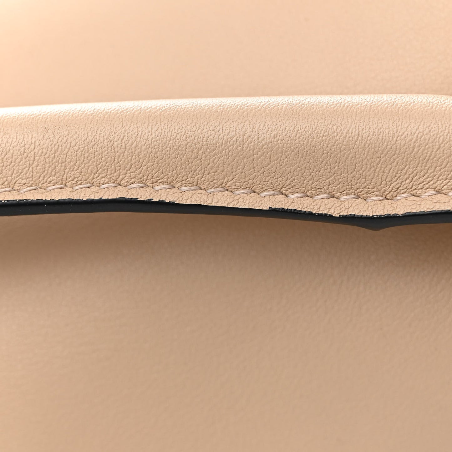 Calfskin Small Puzzle Bag Dusty Beige Soft White