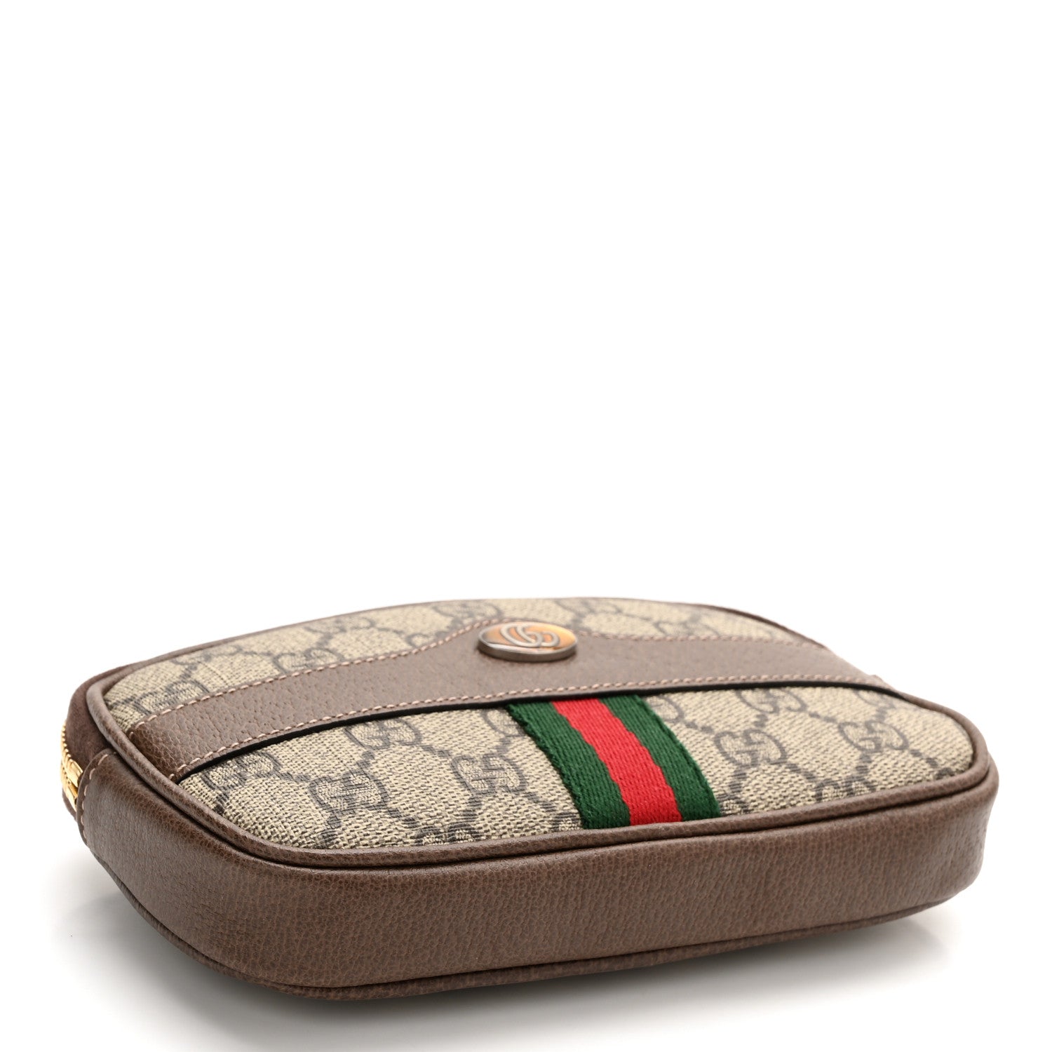 Gucci GG Supreme Monogram Ophidia Belted iPhone Case Dark Brown 4 of 11