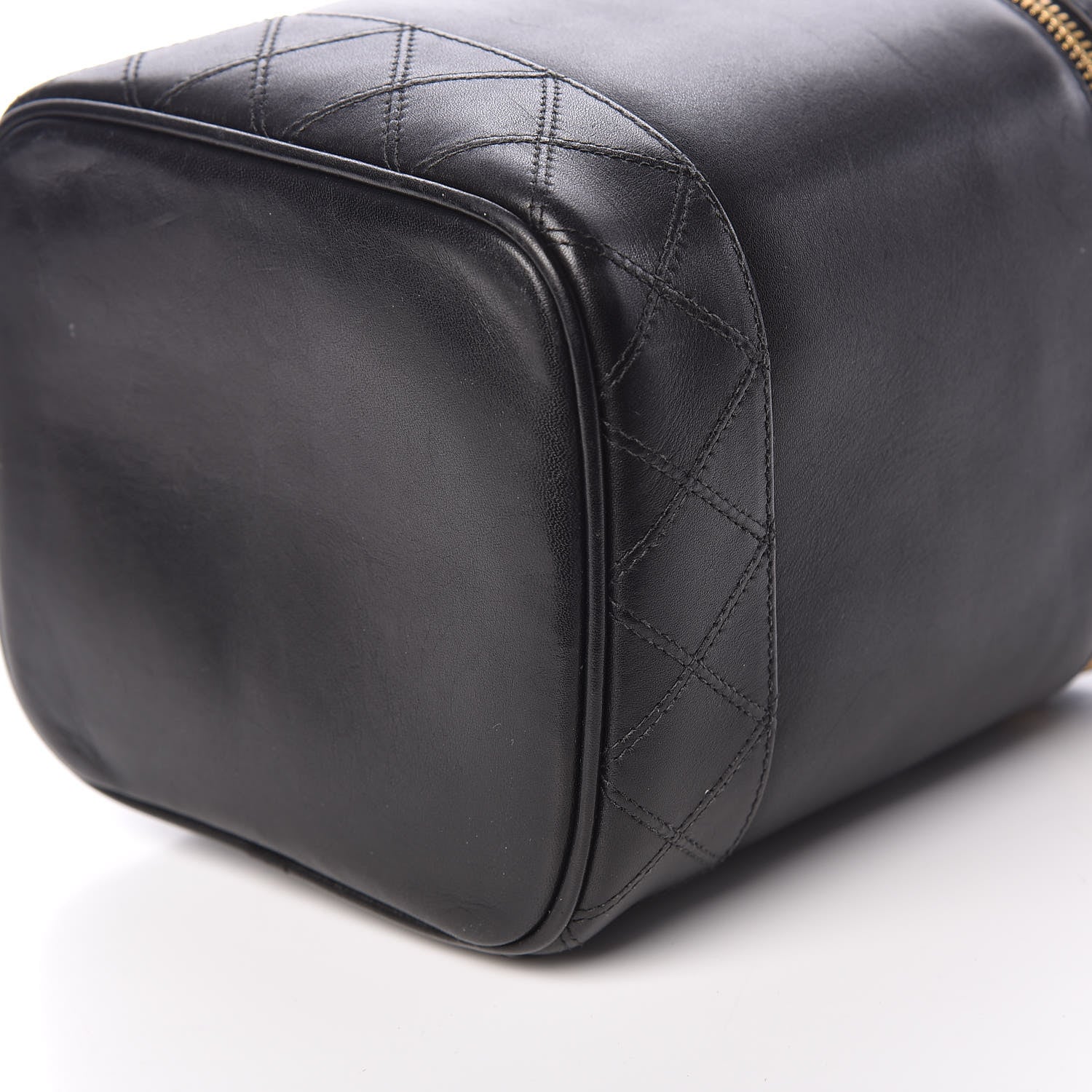 Chanel Lambskin Vanity Cosmetic Case Black 13 of 14