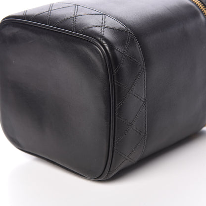 Chanel Lambskin Vanity Cosmetic Case Black 13 of 14
