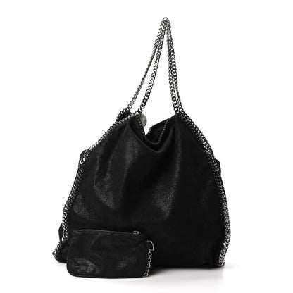 Stella McCartney Shaggy Deer Big Falabella Tote Black 3 of 10