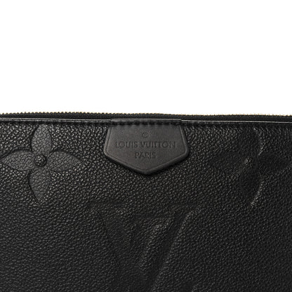 Louis Vuitton Empreinte Monogram Giant Multi Pochette Accessories Large Pochette Black 6 of 9