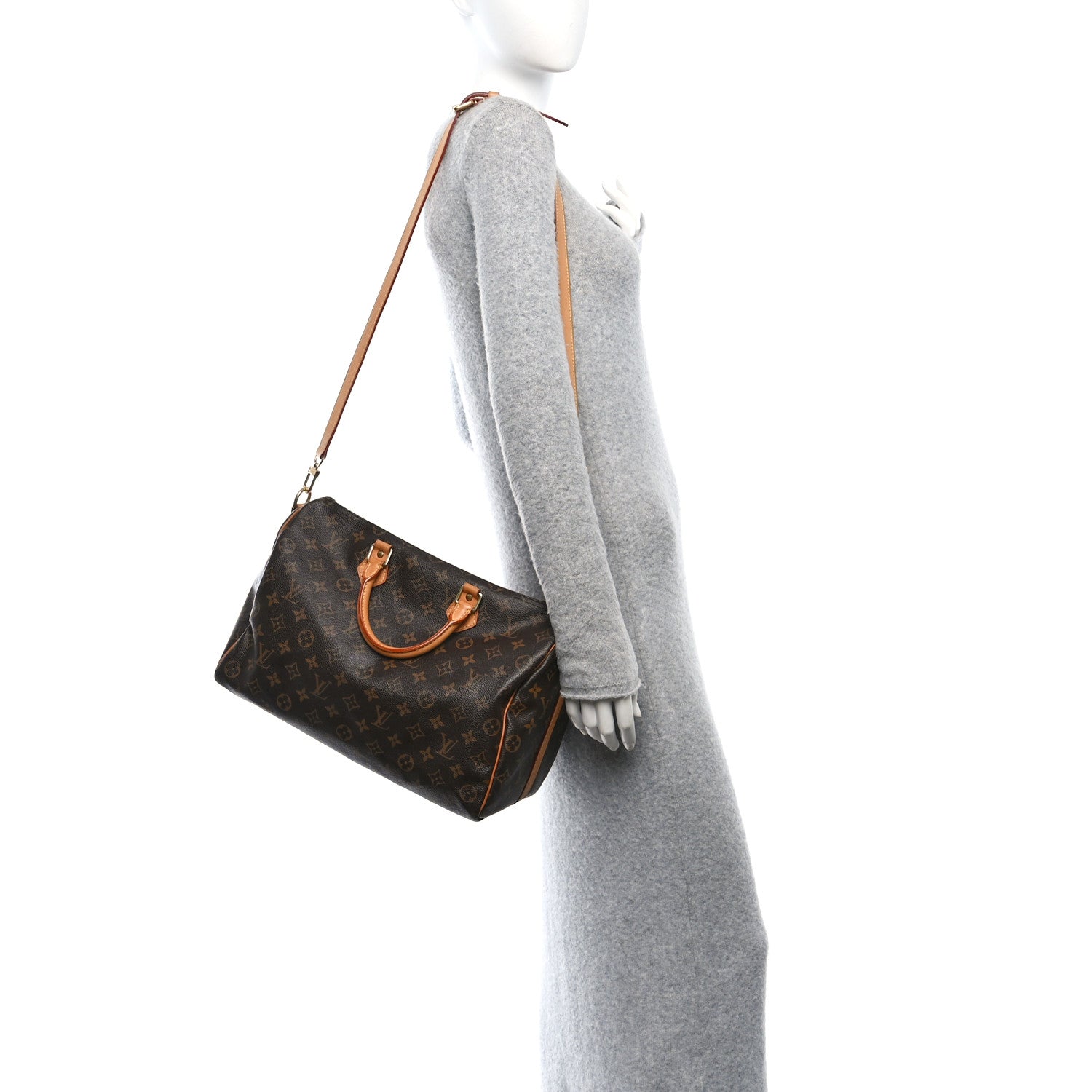 Louis Vuitton Monogram Speedy Bandouliere 35 3 of 10