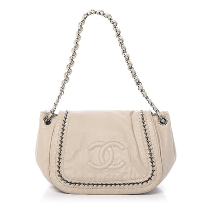 Chanel Smooth Calfskin Luxe Ligne Flap Light Beige 1 of 15