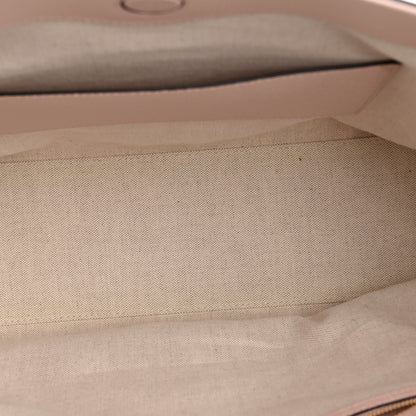Gucci Monogram Jumbo GG Textured Dollar Calfskin Medium Ophidia Shopping Tote Beige Perfect Pink 5 of 11