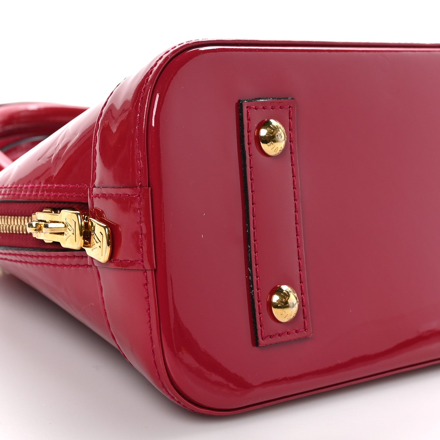 Louis Vuitton Vernis Alma BB Rose Indien 8 of 11