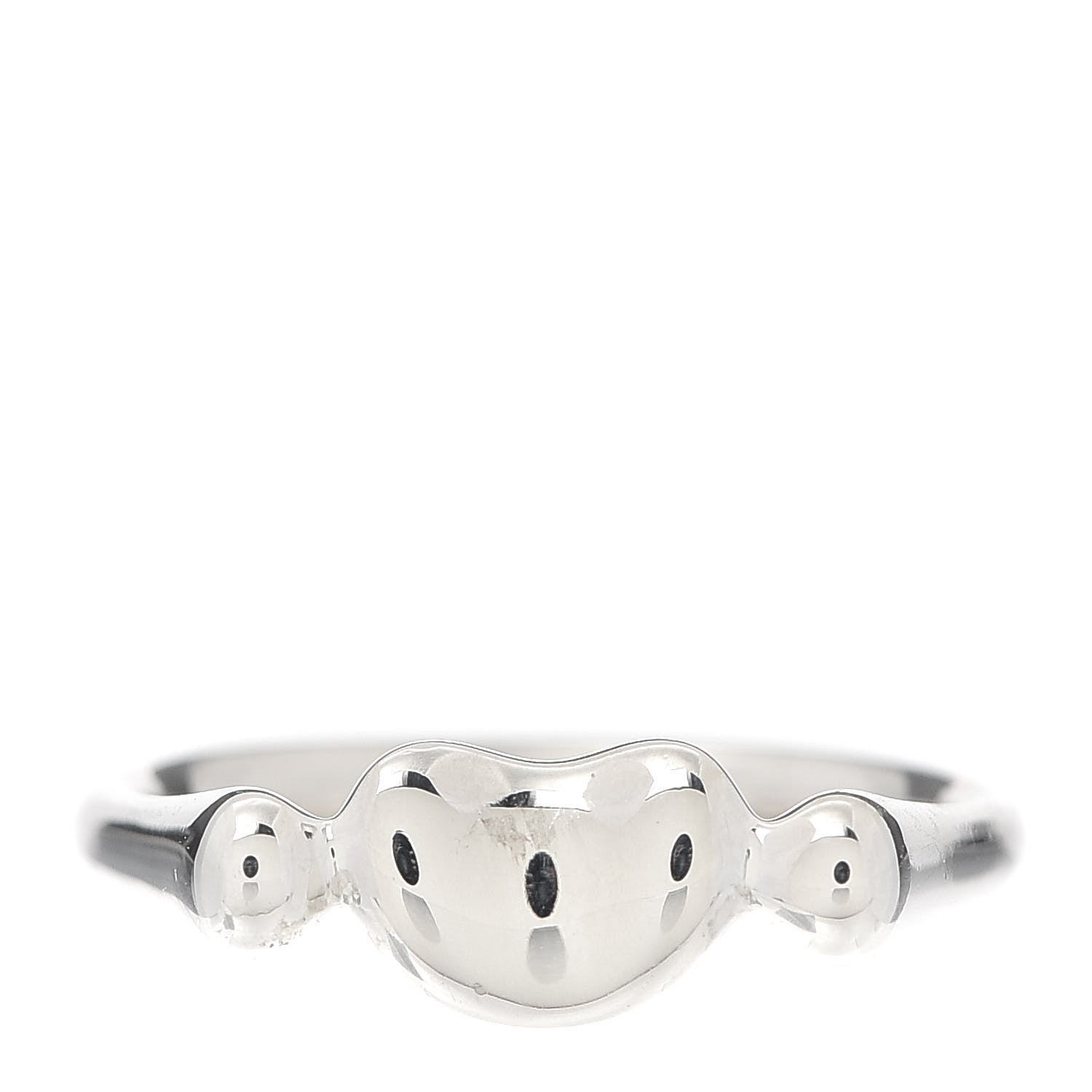 Tiffany Sterling Silver Elsa Peretti Bean Ring 50 5.5 1 of 5