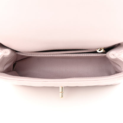 Chanel Caviar Quilted Mini Coco Handle Flap Light Pink 5 of 11