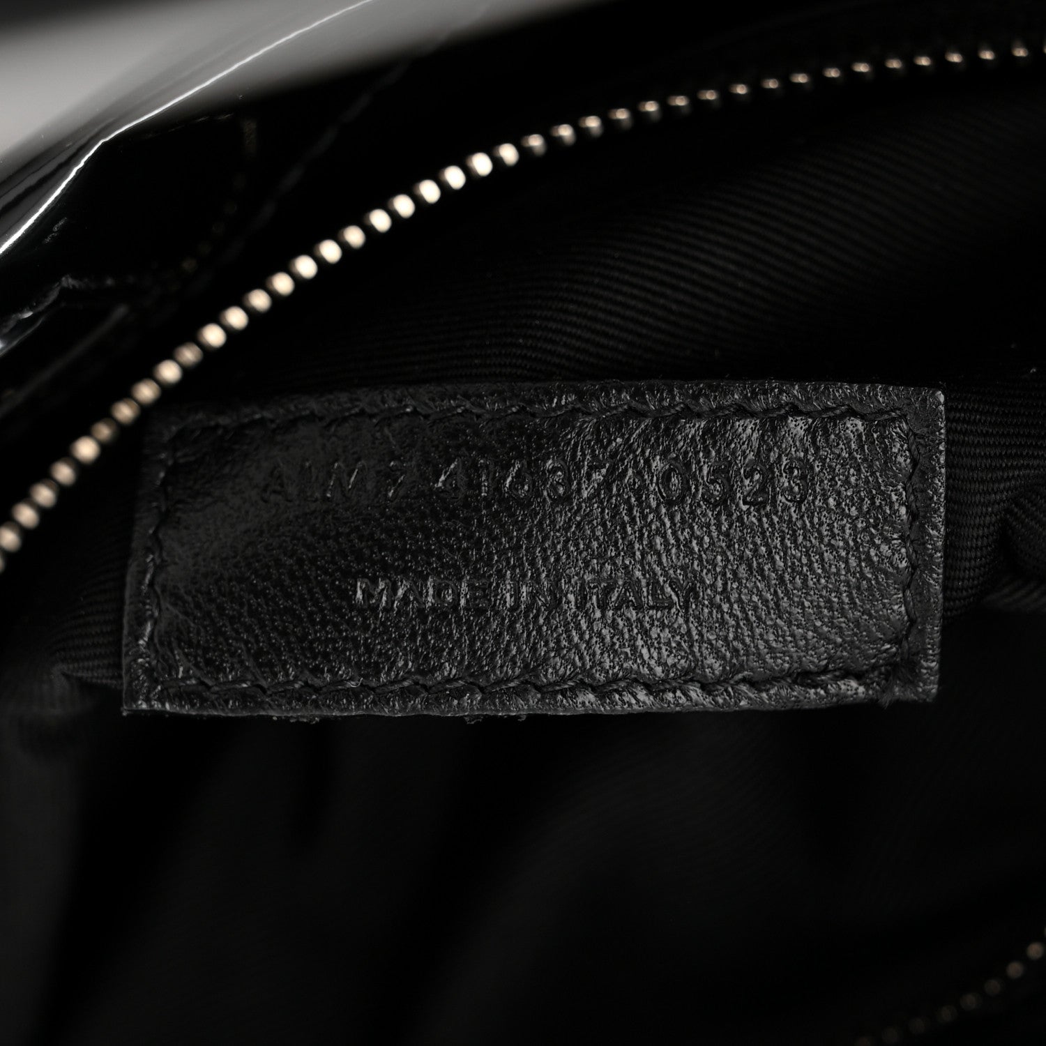 Saint Laurent Patent Calfskin Small Suzanne Rigid Shoulder Bag Black 7 of 10