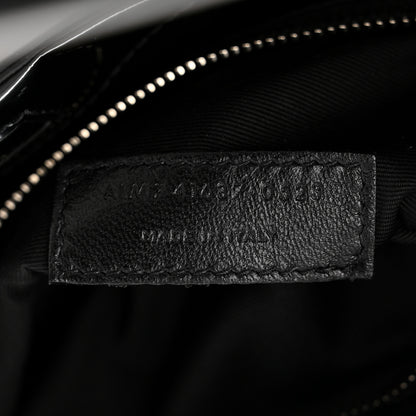 Saint Laurent Patent Calfskin Small Suzanne Rigid Shoulder Bag Black 7 of 10