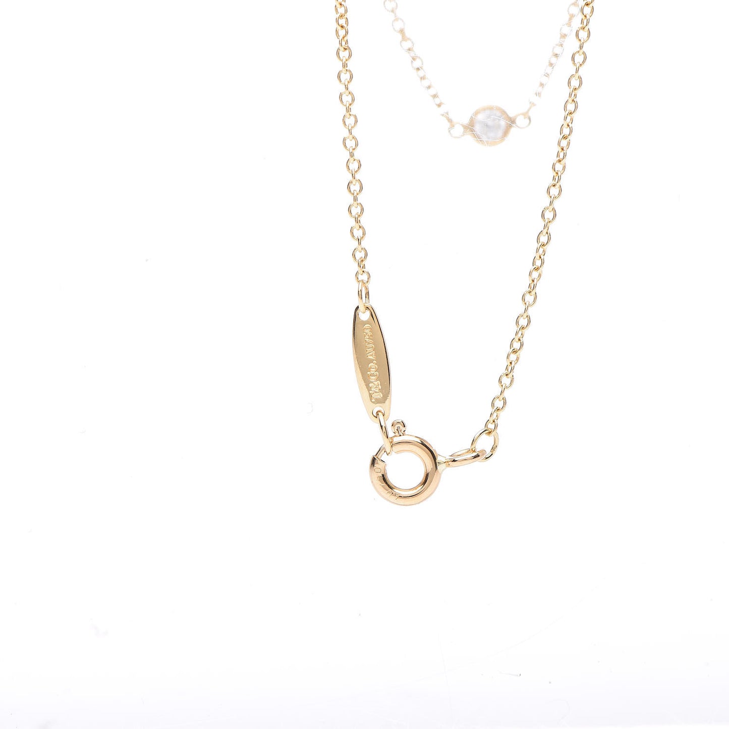 18K Yellow Gold Diamond .15ctw Elsa Peretti Diamonds by the Yard Station Bracelet