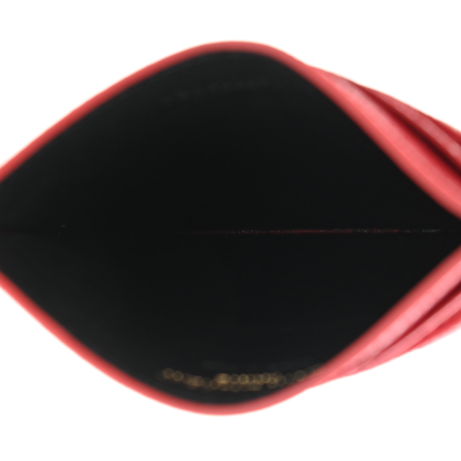 Saint Laurent Grain De Poudre Matelasse Chevron Monogram Credit Card Case Bandana Red 5 of 10