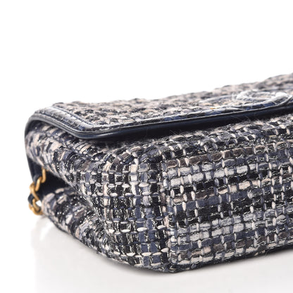 Chanel Tweed Snakeskin Quilted Small CC Filigree Flap Multicolor 8 of 14