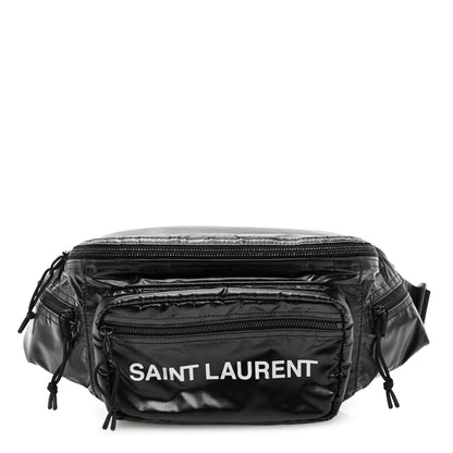 Saint Laurent Nylon Logo Nuxx Body Belt Bag Black 1 of 9